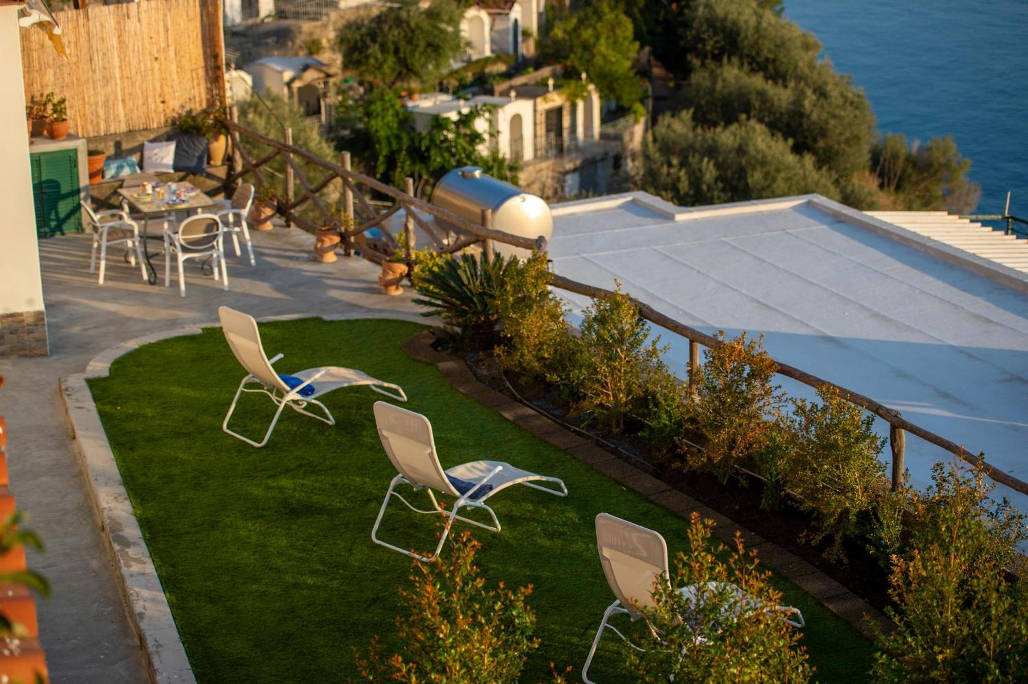 Aria Di Mare,Near Elevator, Few Steps, Parking, Garden Apartment Позитано Екстериор снимка